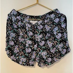Anthropologie‎ flowy flowery shorts